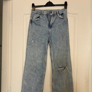 H&M Wide Leg High Rise Jeans, Kid's 18 (similar to 2/4 Women's)